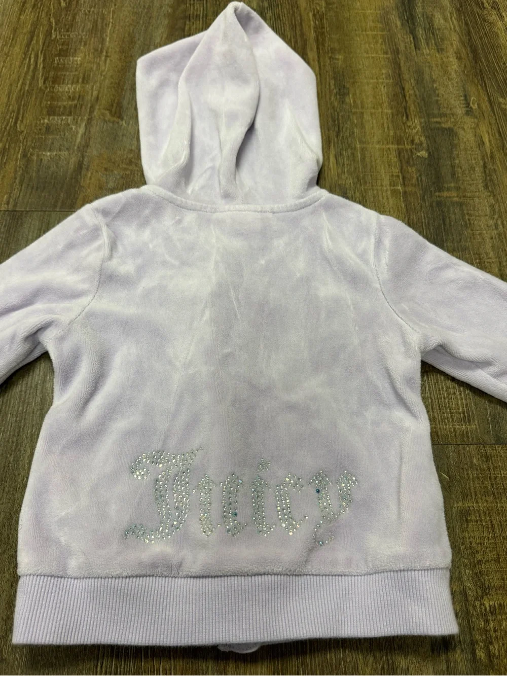 Juicy Couture Lilac Girls Plush Hoodie & Jogger Set 24M